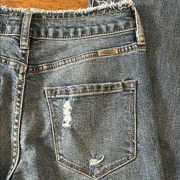 KanCan Blue Flare Wide Leg Jeans - Picture 6 of 6